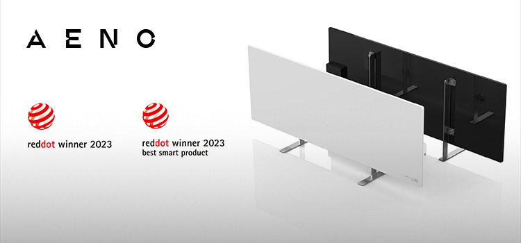 AENO proizvod osvaja prestižnu međunarodnu nagradu Red Dot Award 2023 u dvije nominacije
