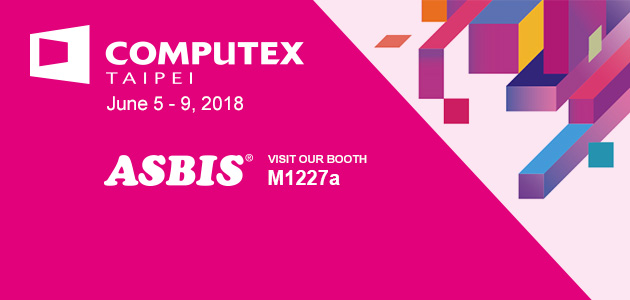 ASBIS sudjeluje na drugom najvećom IT sajmu "Computex" koji će se održati u glavnom gradu Taiwana - Taipei od 5 do 8 Lipnja 2018!